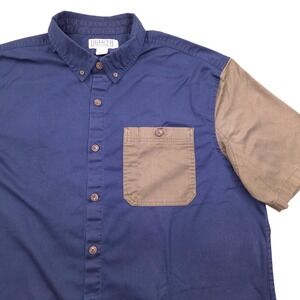 Duluth Everyday Shop Button Up Short Sleeve Shirt Relaxed Fit‎ 338916 Mens 2XL